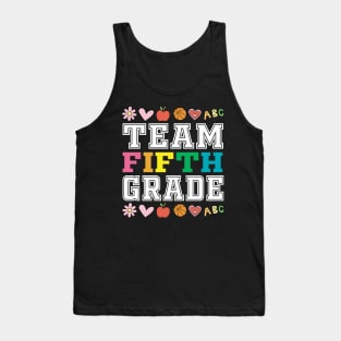 Team 5nd Fifth Grade - 1st Day of School Tank Top